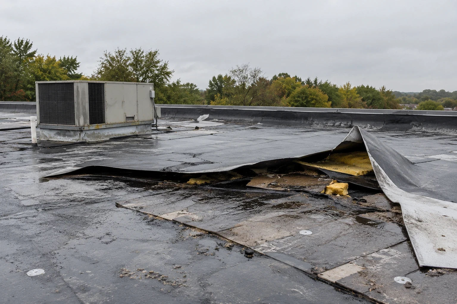 Hurricane Damage Roof Repair in Staten Island, NY