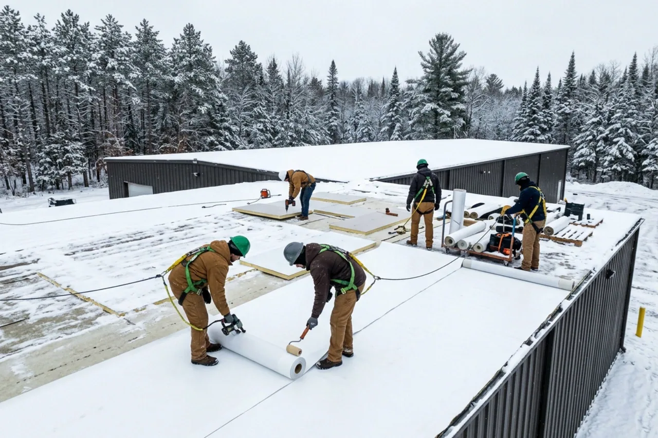 Snow and Ice Roof Damage Repair in Staten Island, NY