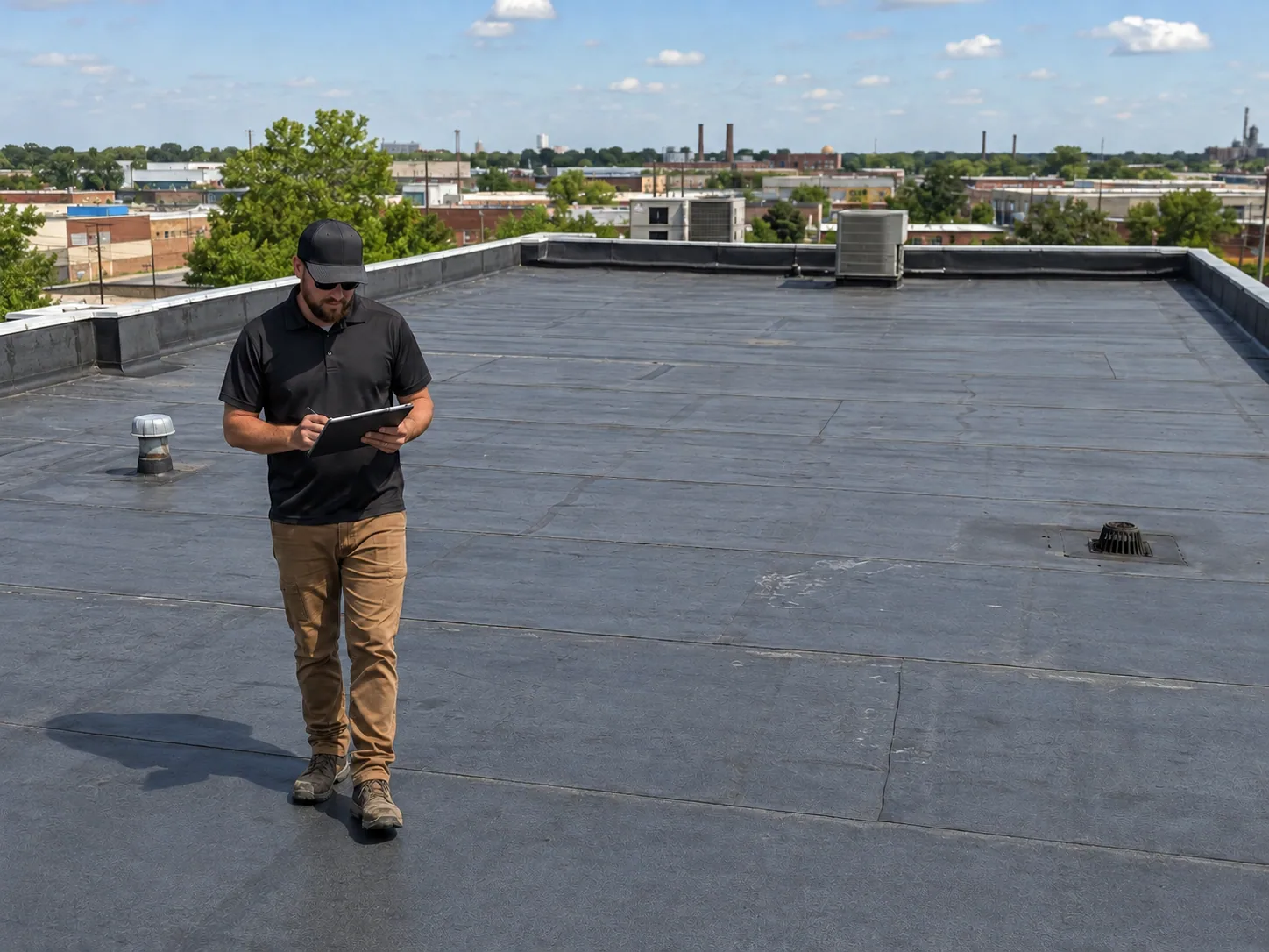 Commercial Roof Inspection in Staten Island, NY