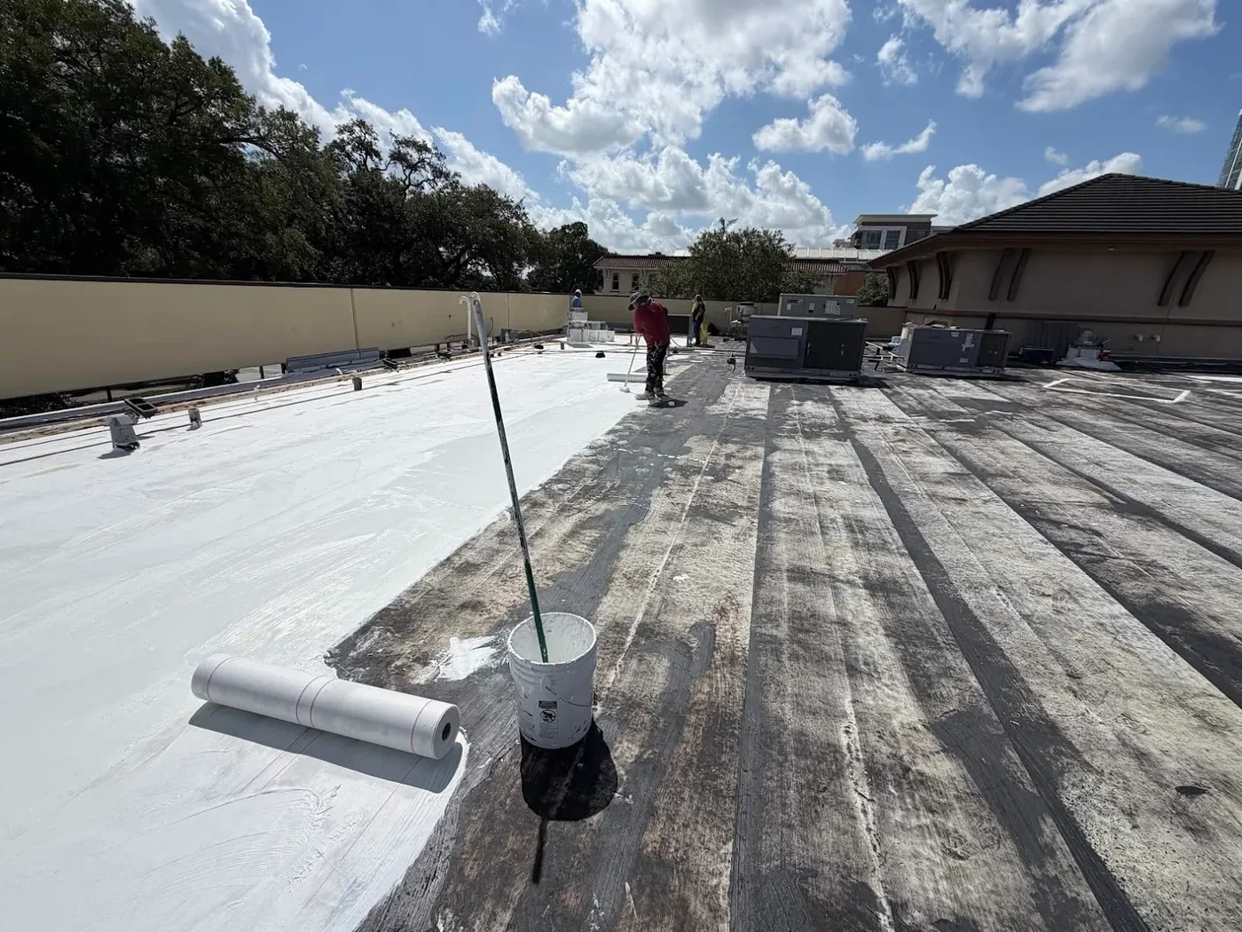 Roof Coating Restoration in Staten Island, NY